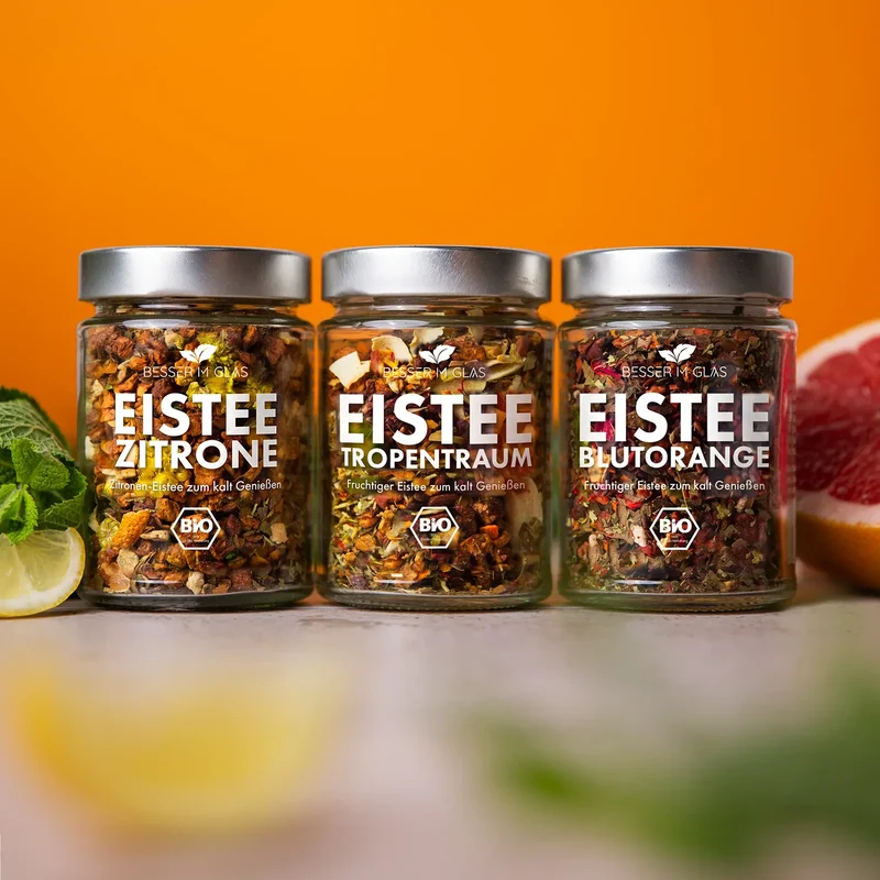 Tropisches Eistee Set