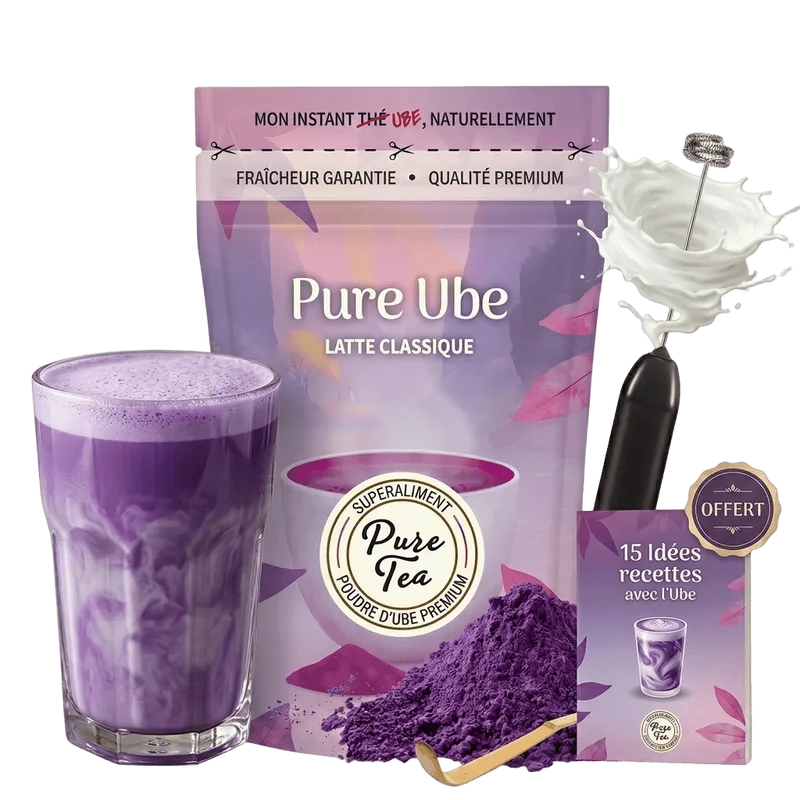 Pack Découverte Ube - Mousseur + Chashaku + 150 Gr + Recettes