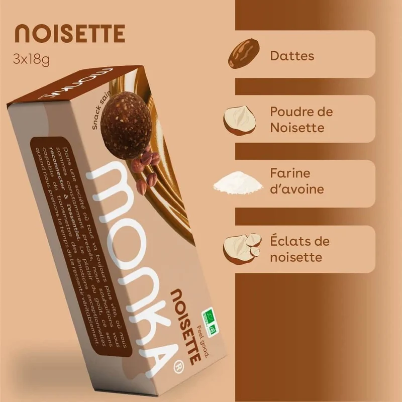 Monka® - Noisette (Bio)