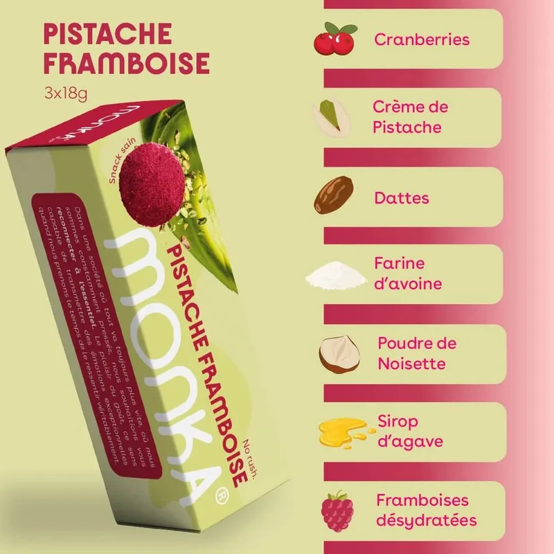 Monka® - Pistache Framboise