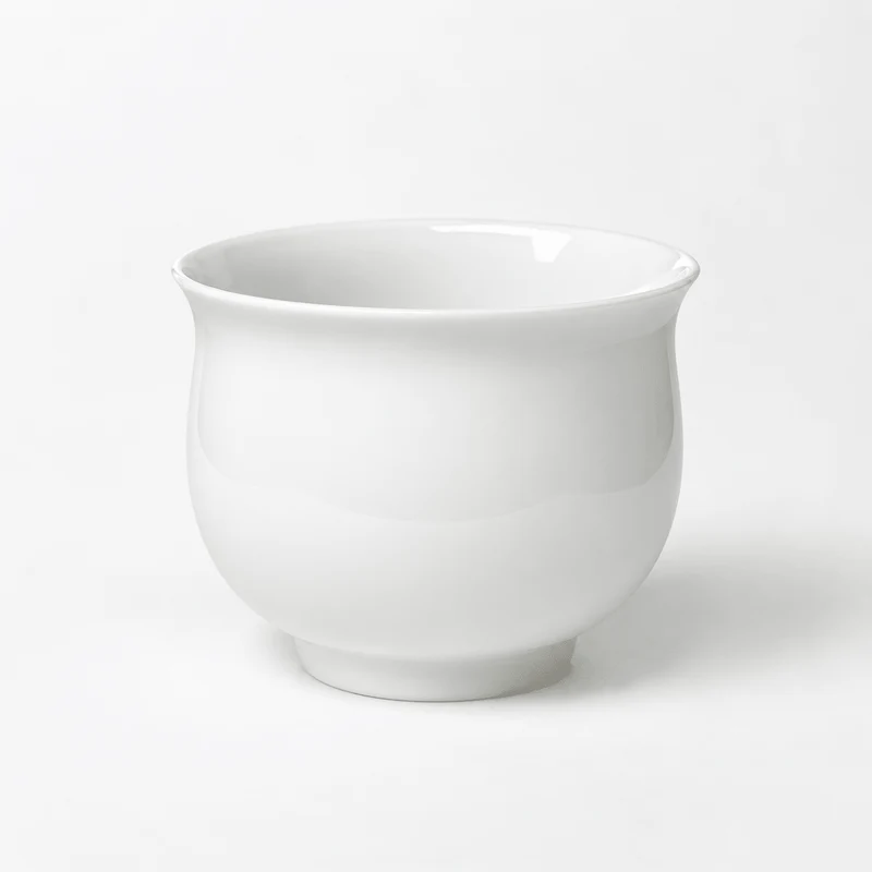 Jingdezhen „Huabao“ Große weiße Jade-Teetasse 150 ml