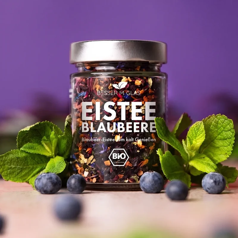 Eistee Blaubeere