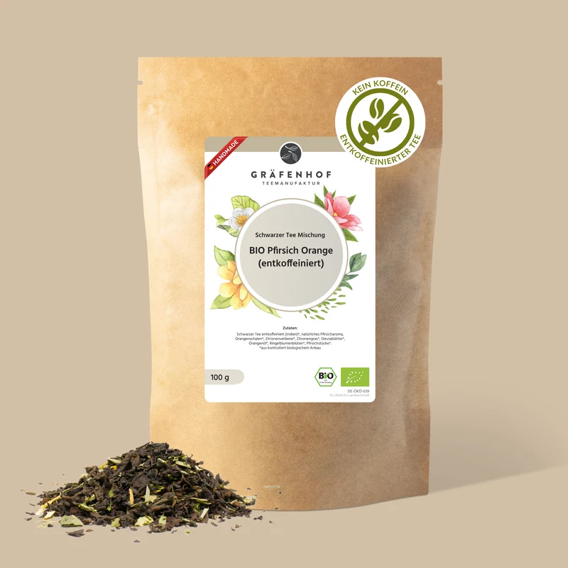BIO Pfirsich Orange (entkoffeiniert)