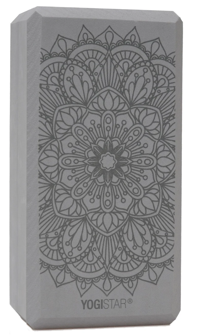 Yogablock yogiblock® basic - art collection - lotus mandala - graphite