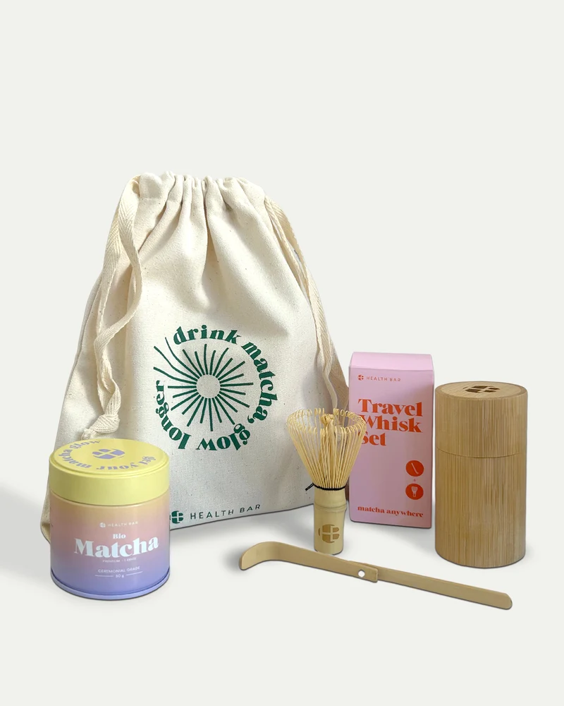 Matcha Reise Set für unterwegs