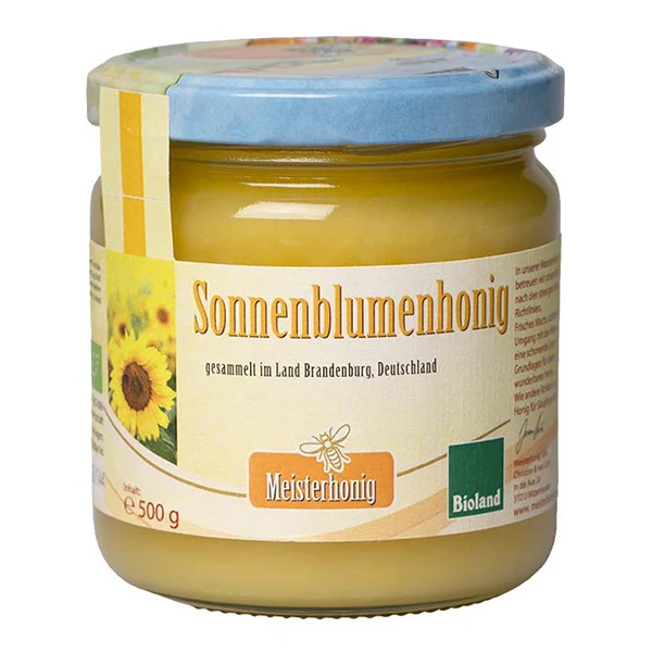 Bio Sonnenblumenhonig aus Deutschland von Meisterhonig, 500g
