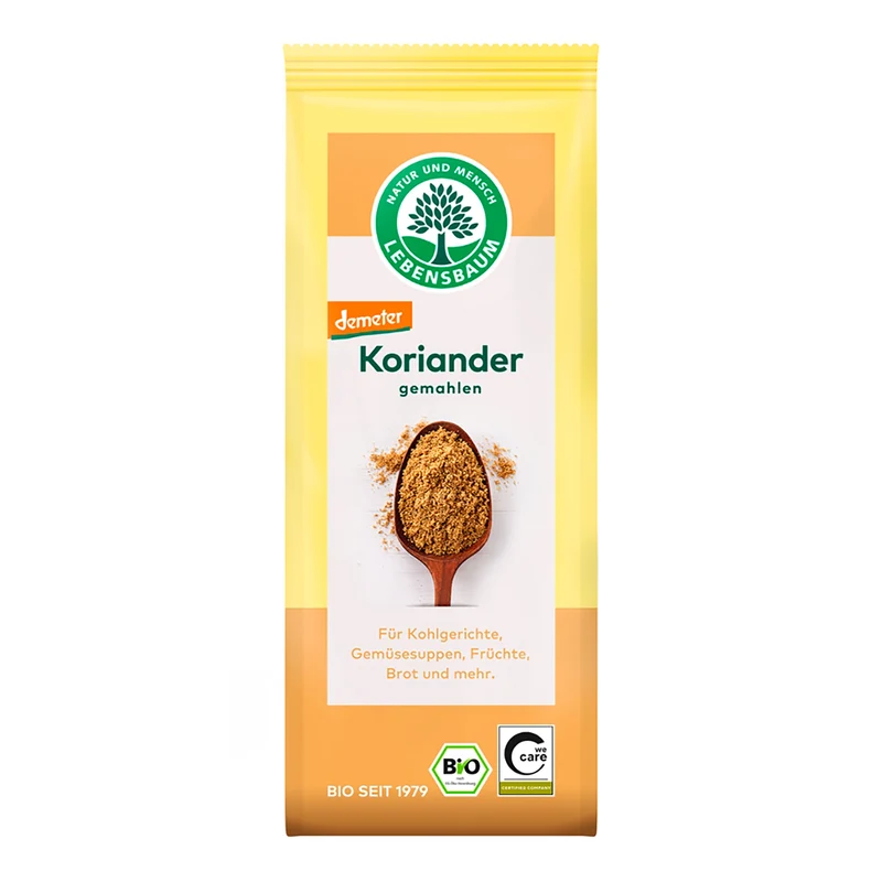 Demeter Koriander gemahlen von Lebensbaum, 40g