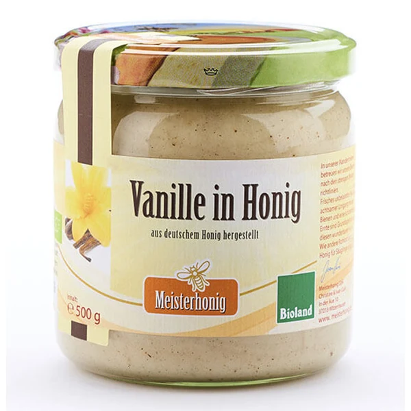 Bio Vanille in Honig aus Deutschland von Meisterhonig, 500g