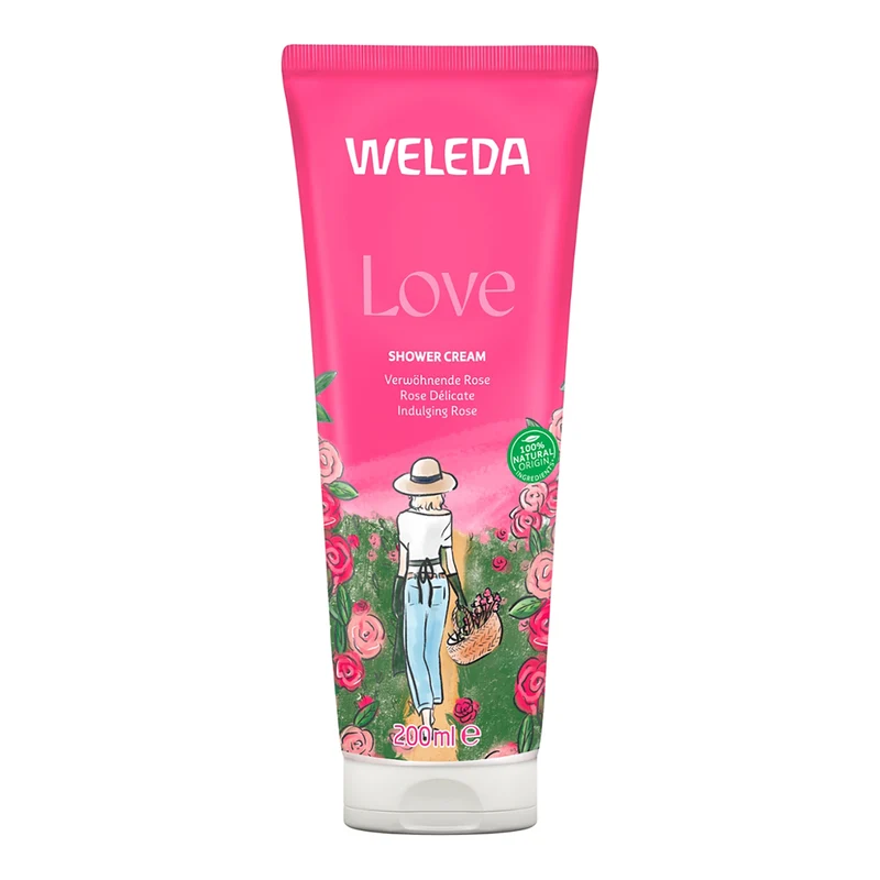 WELEDA Love Shower Cream Rose 200 ml