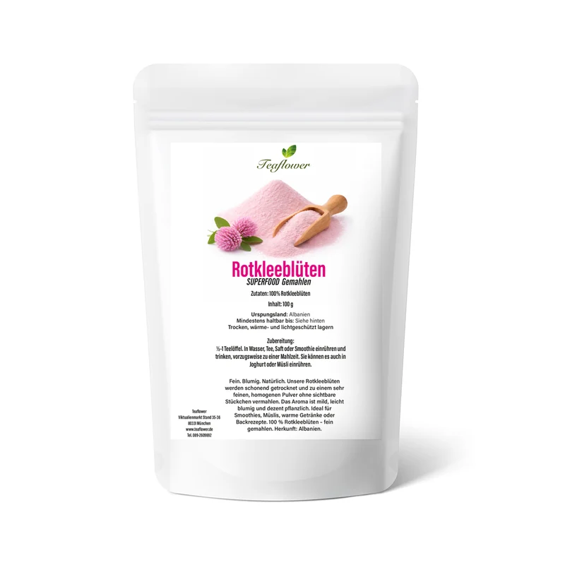 Superfood - Rotkleeblüten Gemahlen