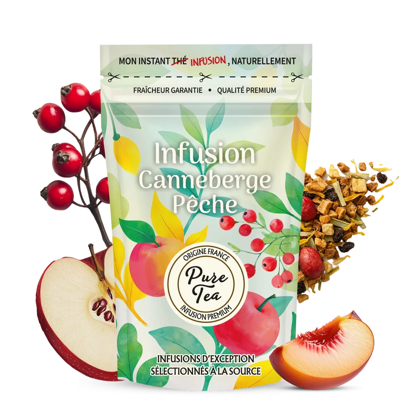 Infusion Canneberge Pêche