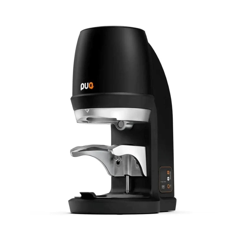PUQ Press Q Elektrische Tamperstation Gen 6, Automatischer Espresso Tamper mit 5 Tampprofilen, 58mm Siebträger, Einstellbarer Pressdruck 5-30kg, Schwarz