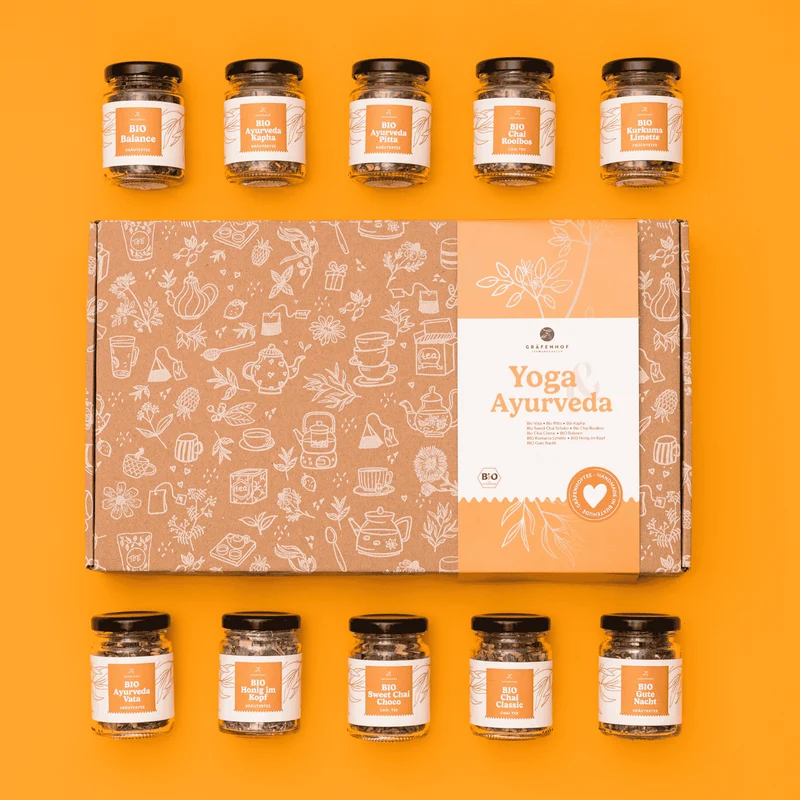 Geschenkbox Yoga & Ayurveda, Tee Set