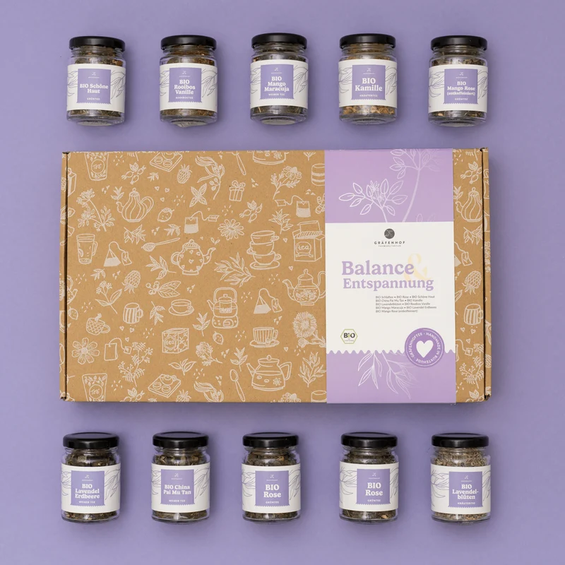 BIO Tee Balance- & Entspannungsbox, Tee Set