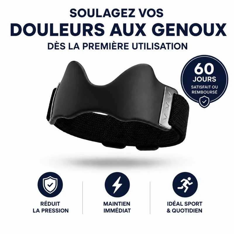 Attelle de Maintien pour Genou et Soulagement des Douleurs
