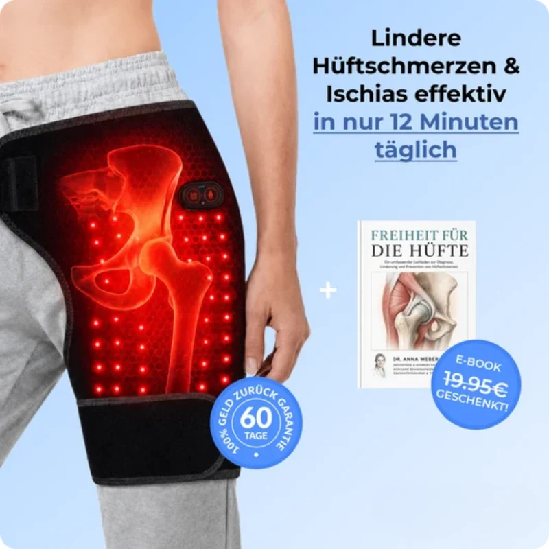 Ceinture chauffante massage hanches 4 en 1