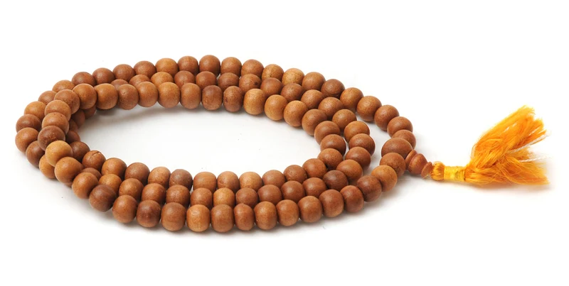 Mala-Kette aus Sandelholz