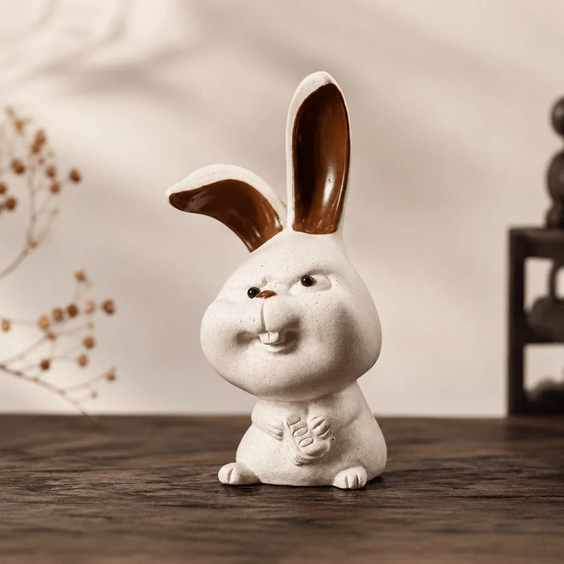 Schabernack-Hase – Handgefertigtes Teetier aus Ton