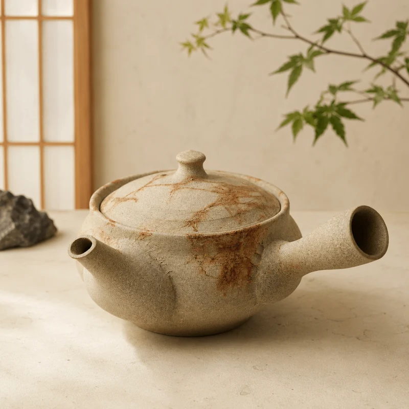 Tokoname Mogake „Tide Trace“ Kyusu