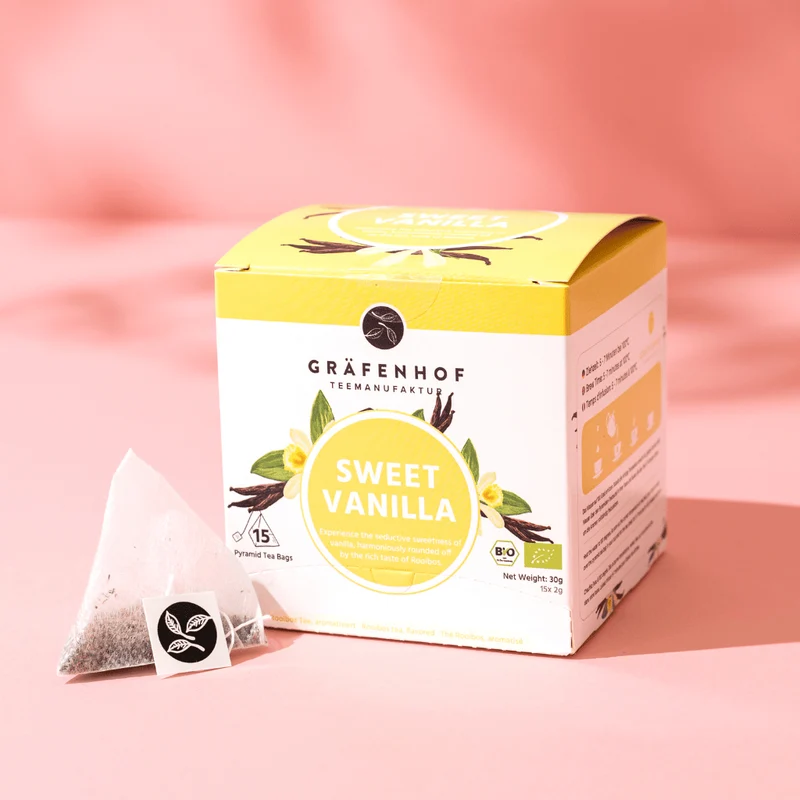 Sweet Vanilla Tee, 15 Pyramidenbeutel