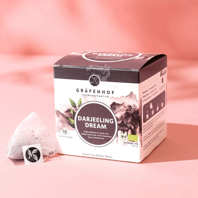 Darjeeling Dream Tee, 15 Pyramidenbeutel