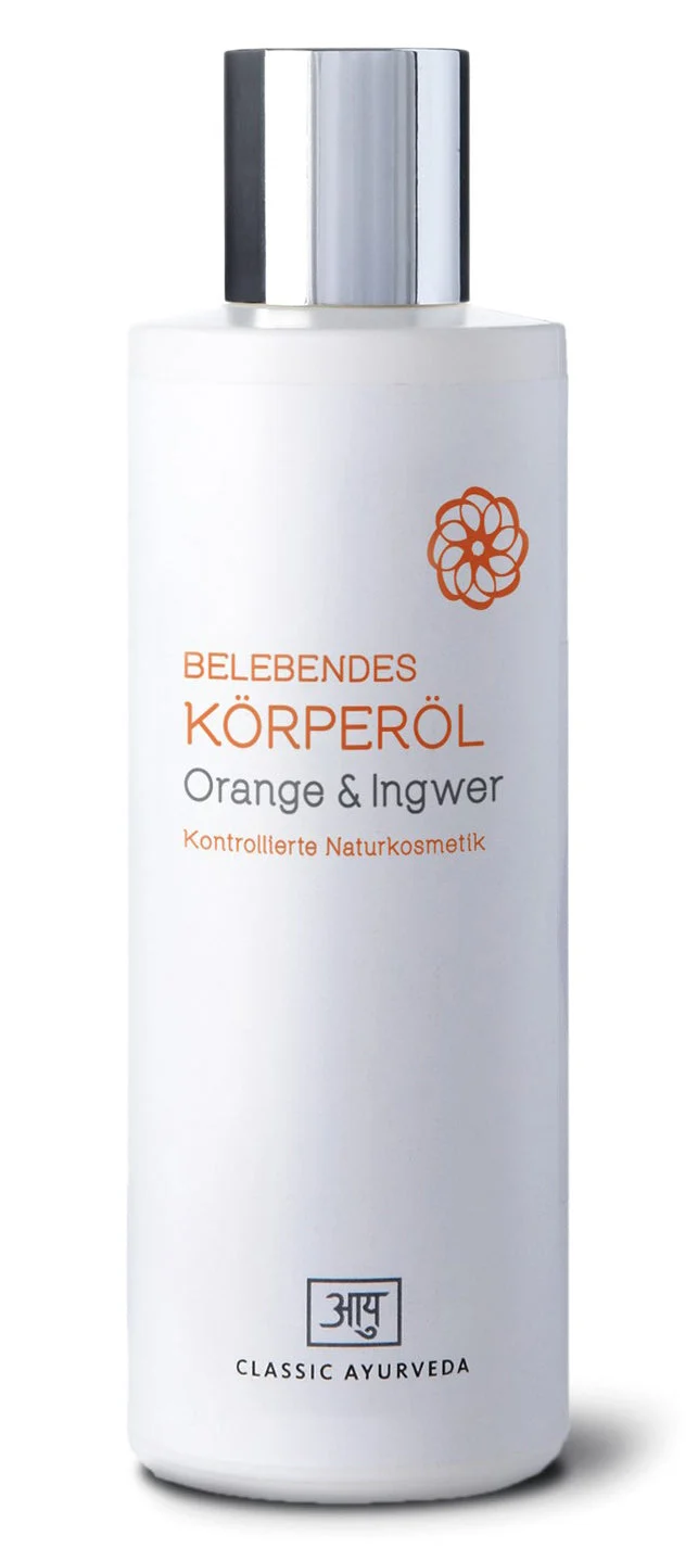 Belebendes Körperöl Orange & Ingwer, 200 ml