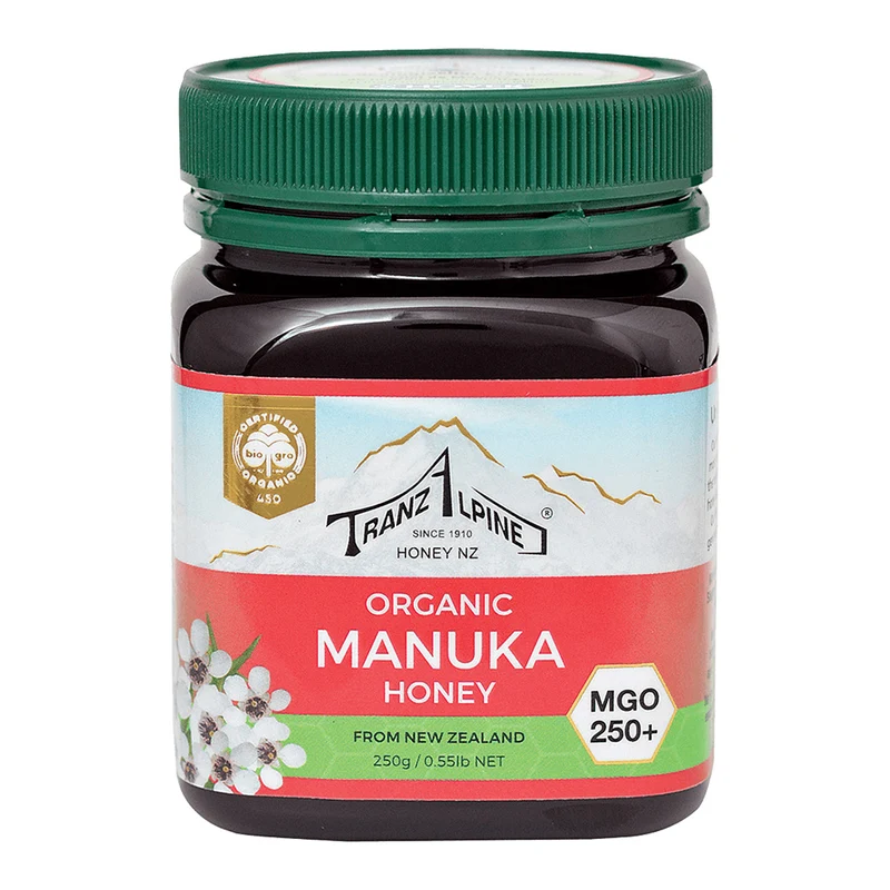 Bio Manukahonig MGO 250+, 250g von Hoyer TranzAlpine
