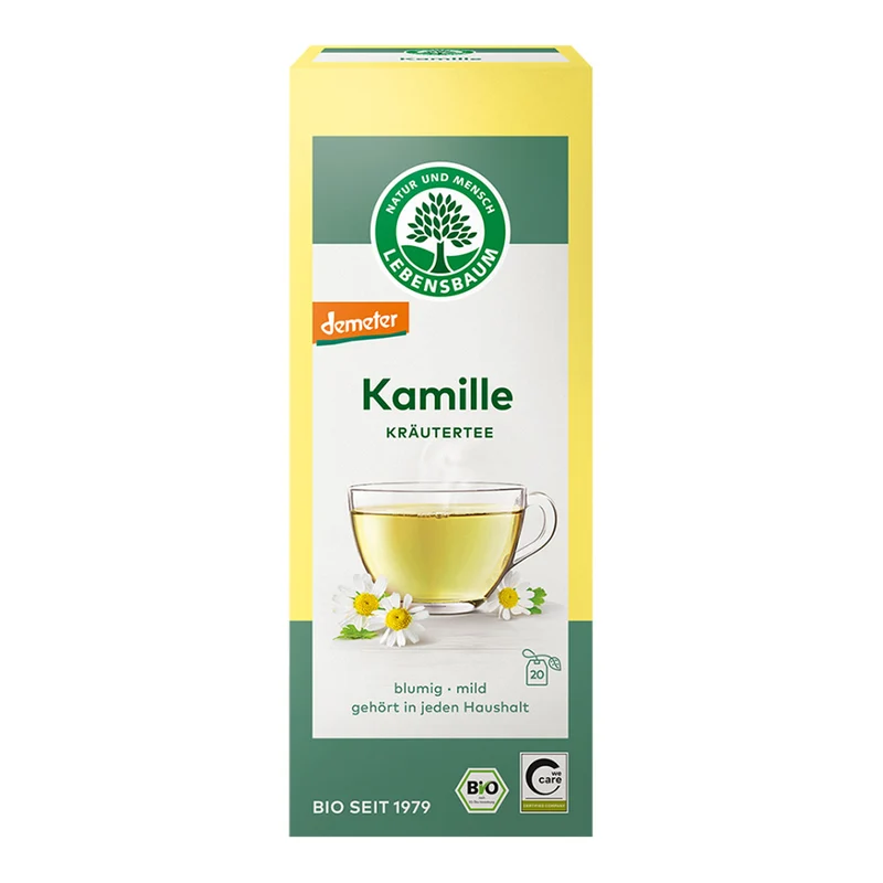Demeter Bio Kamille Tee von Lebensbaum, 20 Teebeutel