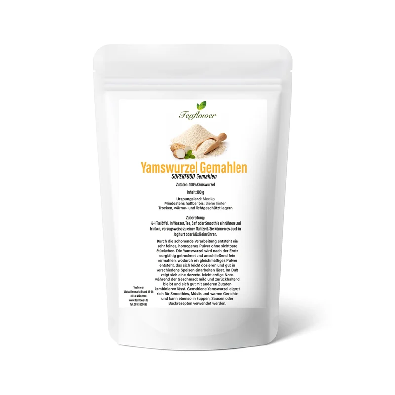 Superfood - Yamswurzel Gemahlen