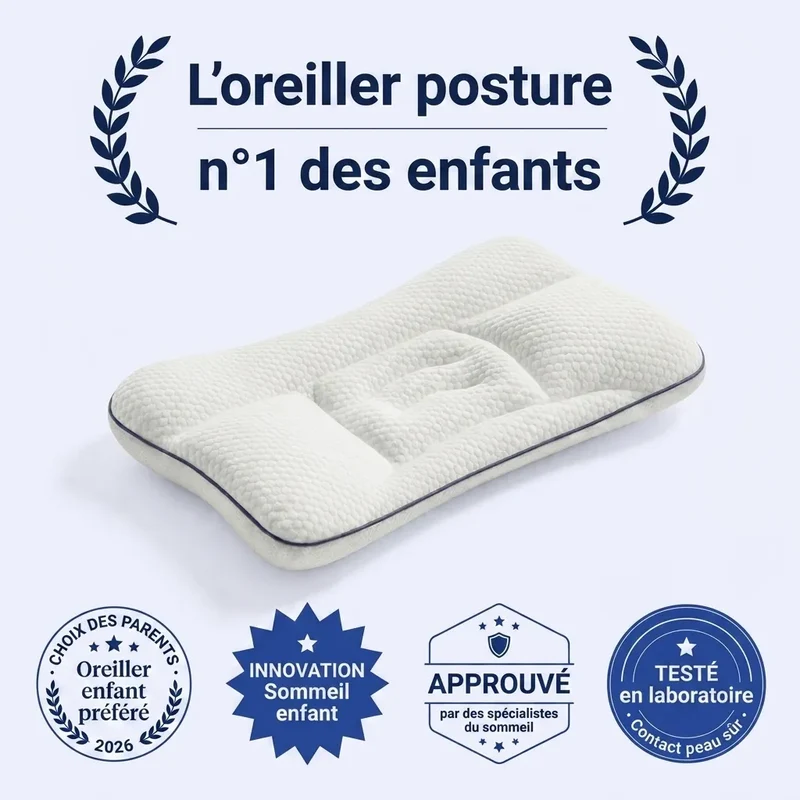 Oreiller ergonomique enfant