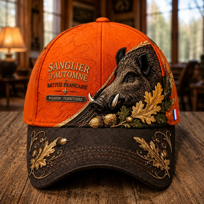 Chapeau de chasse vintage unisexe