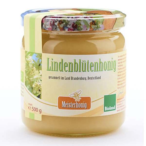 Bio Lindenblütenhonig aus Deutschland, 500g von Meisterhonig