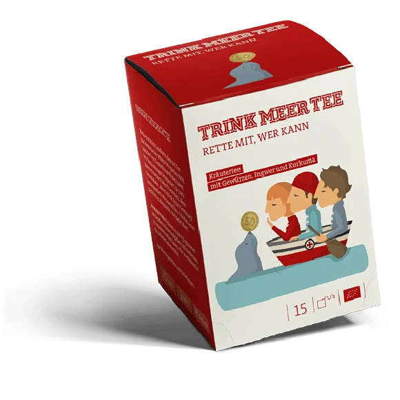 Trink Meer Tee - Rette mit, wer kann - Früchtetee - Beutel 15 x 3,5g