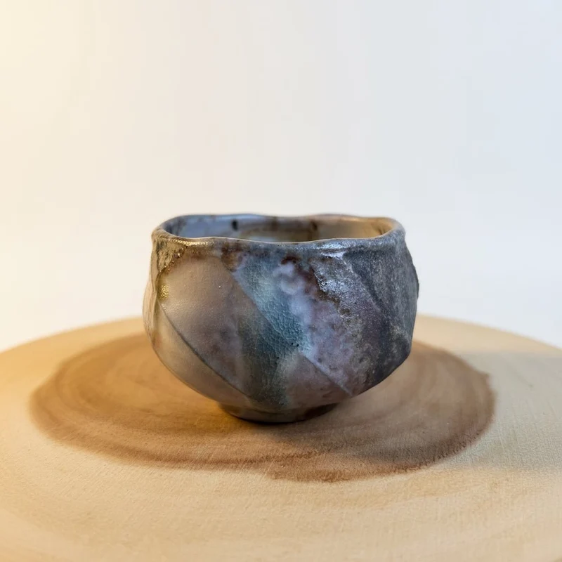 Kollektion von Teetassen aus holzgebranntem Porzellan aus Jingdezhen