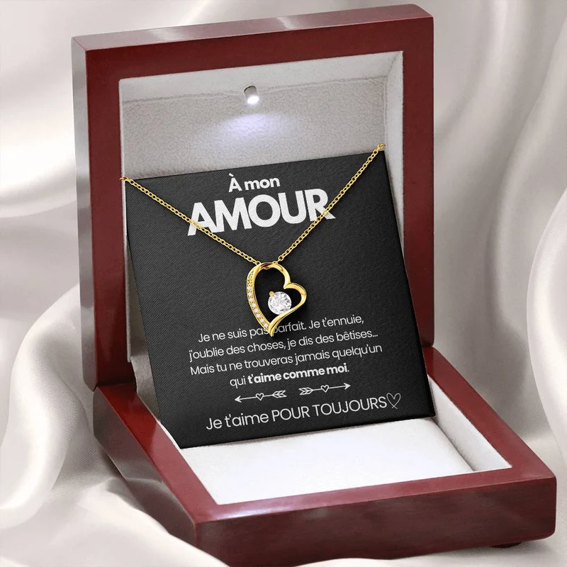 Collier en forme de cœur - À Mon Amour