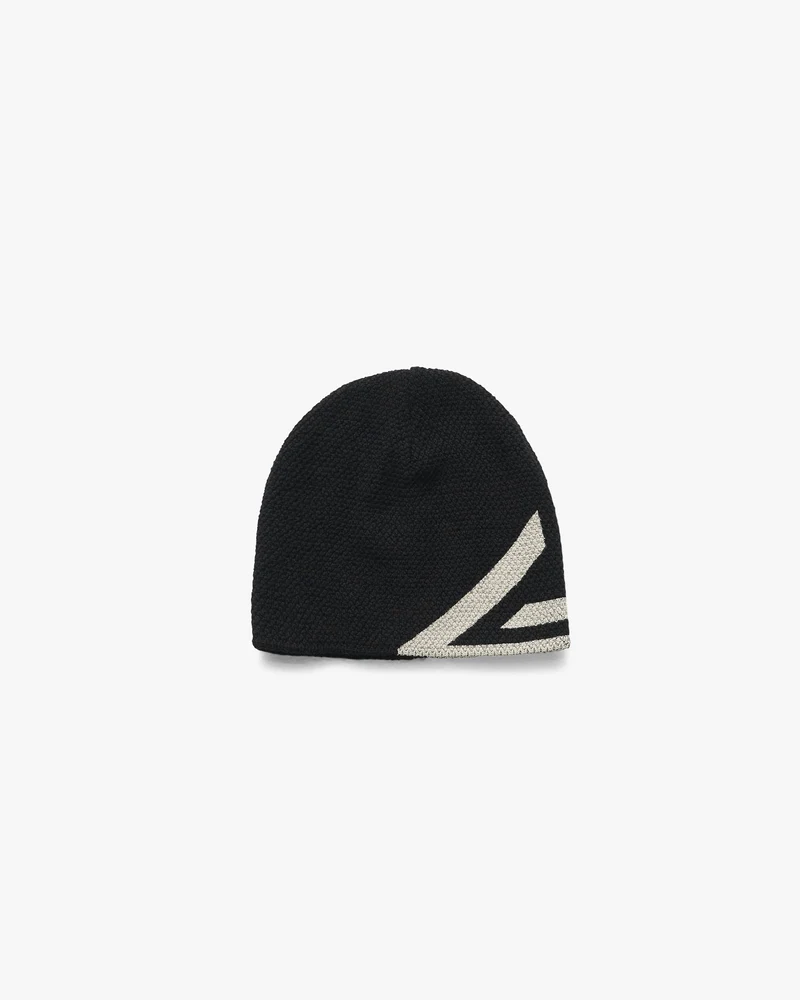 247 Waffle Beanie - Jet Black