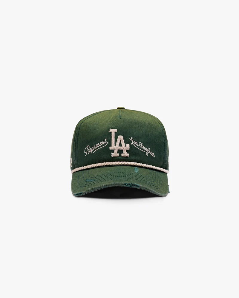 Los Angeles x Represent 47 Cap - Vintage Green