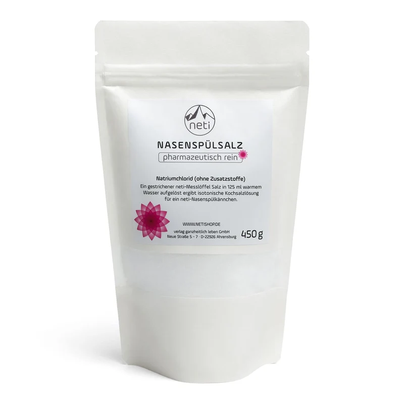 neti® Nasenspülsalz, Nachfüllbeutel, pharmazeutisch rein, 450 g