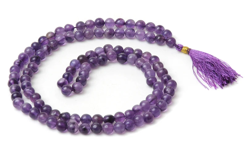 Mala-Kette aus Amethyst