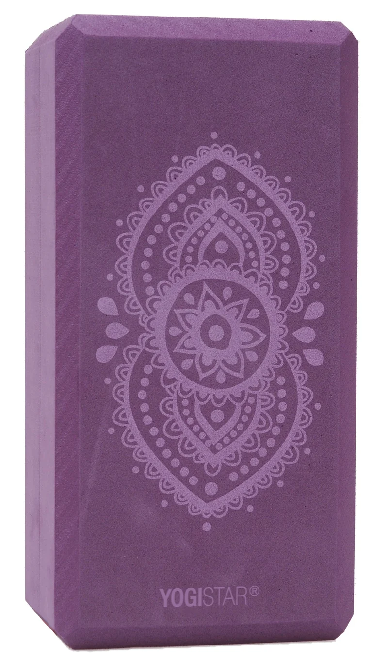 Yogablock yogiblock® basic - art collection - ajna chakra - aubergine