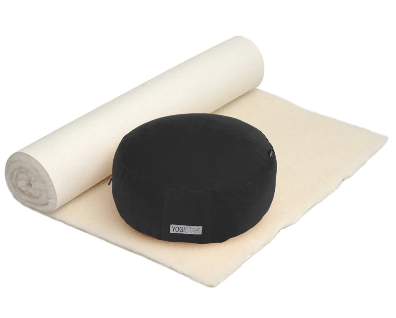 Yoga-Set Comfort Edition - Meditation natur 100 x 200 cm