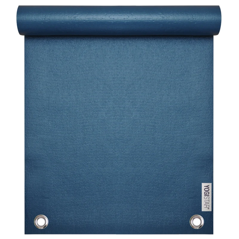 Sonderposten Yogamatte studio pidgeon-blue mit Beösung - (Länge 190 cm)