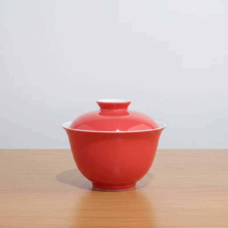 „Kunst der Farbe“ Jingdezhen Jade Porzellan Gaiwan