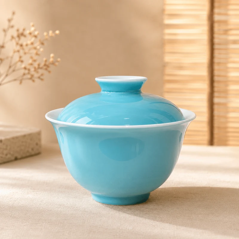 „Art Of Blue“ Jingdezhen Jade Porzellan Gaiwan