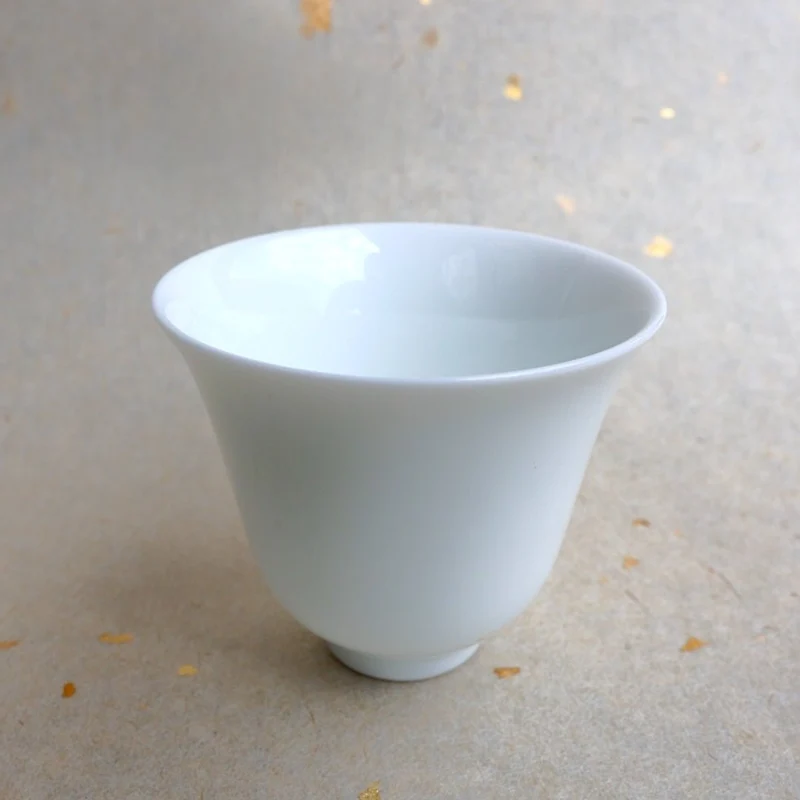 Jingdezhen „Huashen“ weiße Jade-Porzellan-Teetasse 60 ml