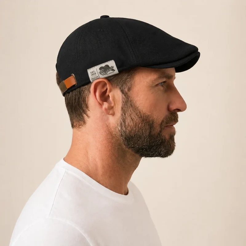 Casquette plate été ajustable pour homme