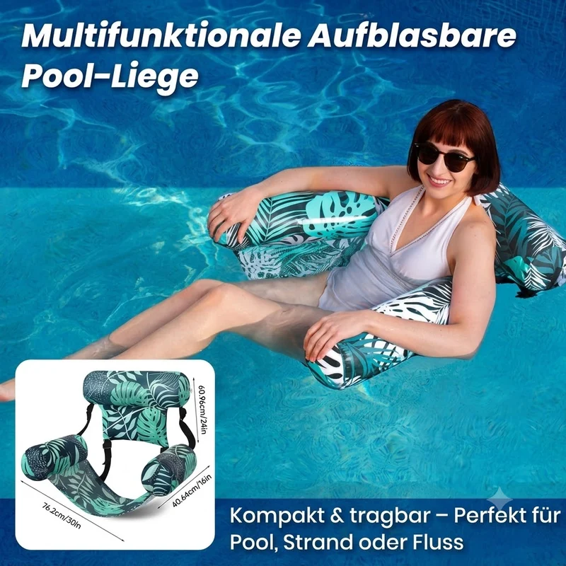 Canapé flottant piscine et lac