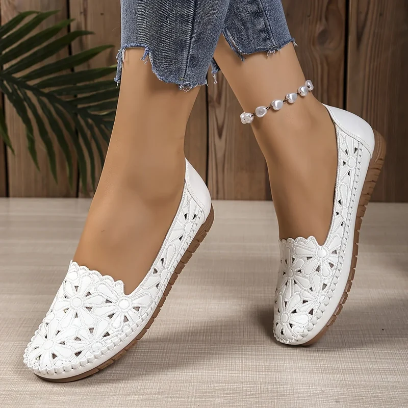 Ballerines ergonomiques ajourées