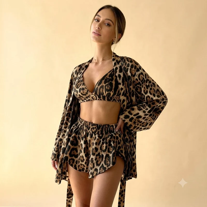Ensemble Nuit 3 Pièces Femme