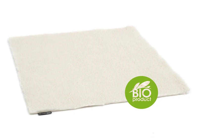 Bio Futon/Meditationsunterlage naturweiss - 100 cm x 100 cm